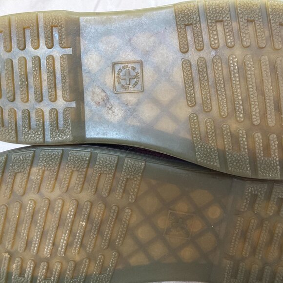 Dr Martens Felice Lace Up Boots- Maroon with ribbon laces - Picture 6 of 8